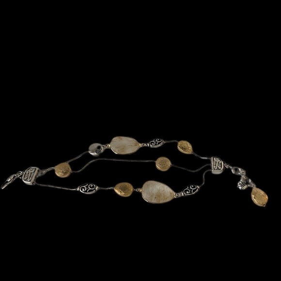 Brighton Mediterranean Bracelet J37011 3 strand bracelet. Gold and silver plated - Picture 7 of 7